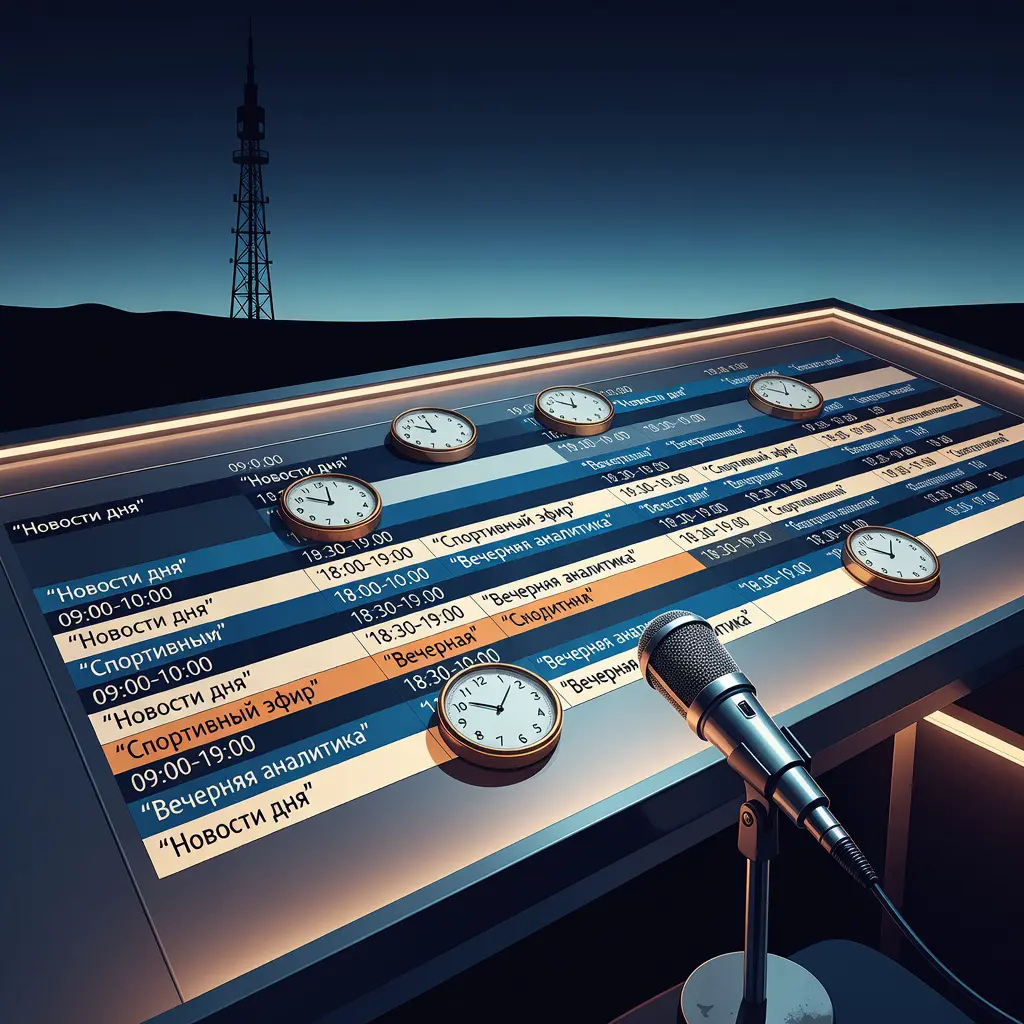 Как создать программную сетку новостной радиостанции: пошаговый план