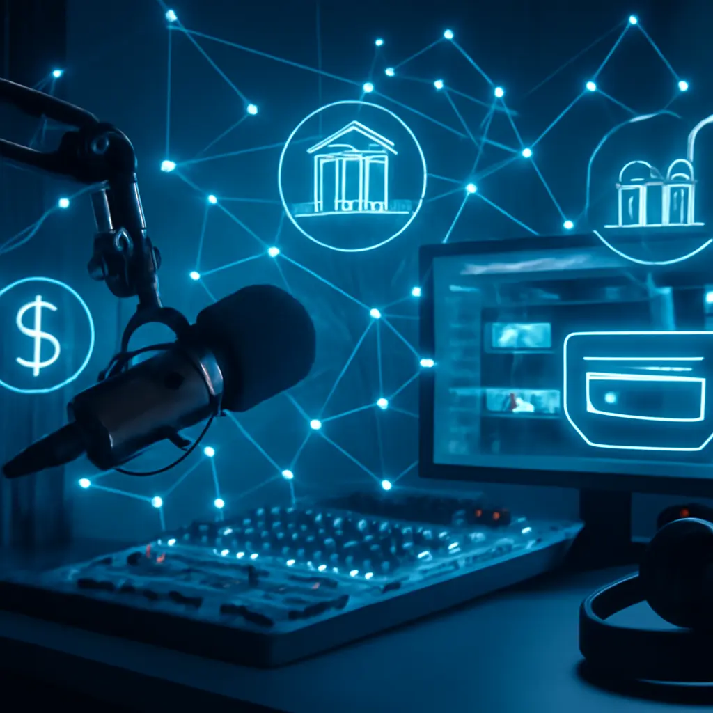 Схема интеграции радио и финансовых сервисов